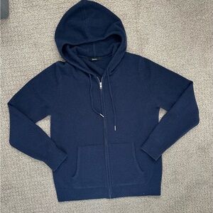 Quince men’s Mongolian Cashmere Full-Zip Hoodie, sz M